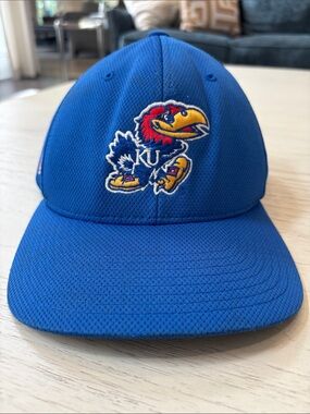 Kansas Jayhawks Top of the World Flex Fit Hat OSFM